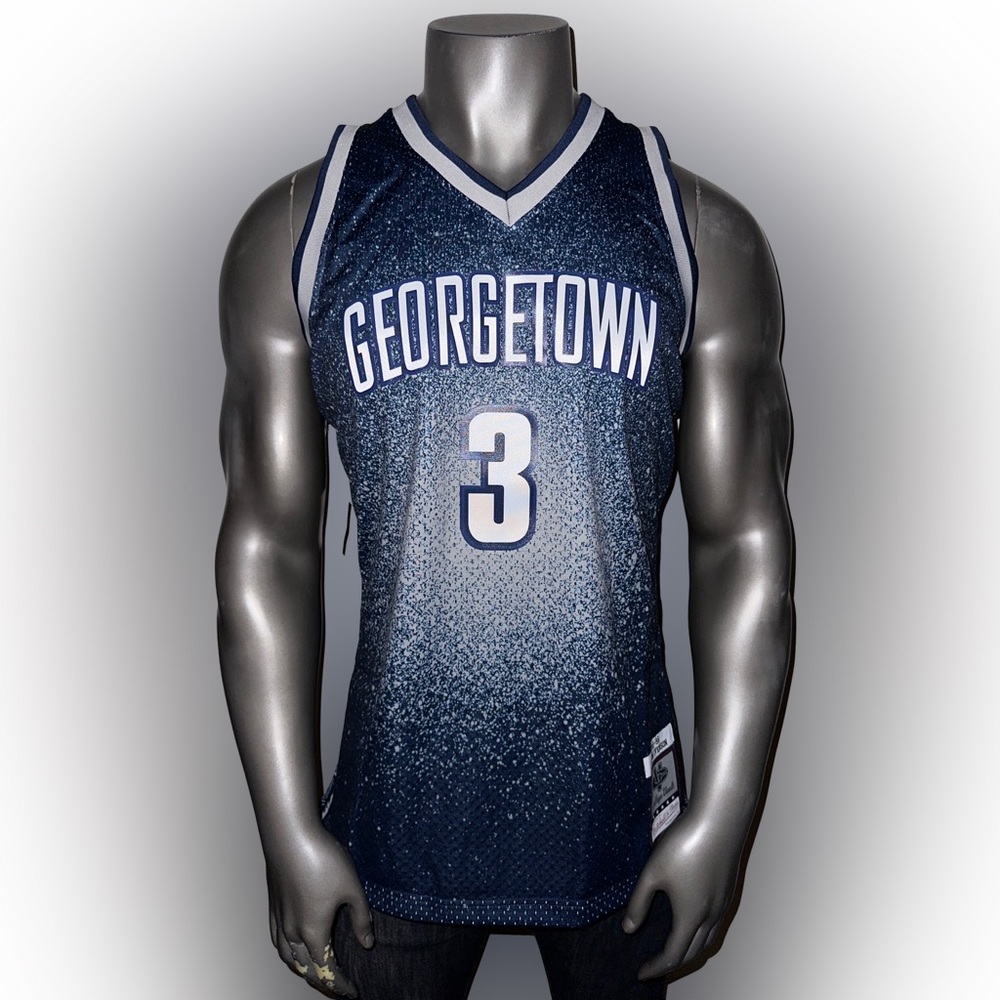 NWT! Mitchell & Ness Allen Iverson Georgetown Hoyas Gradient Swingman Jerseys
